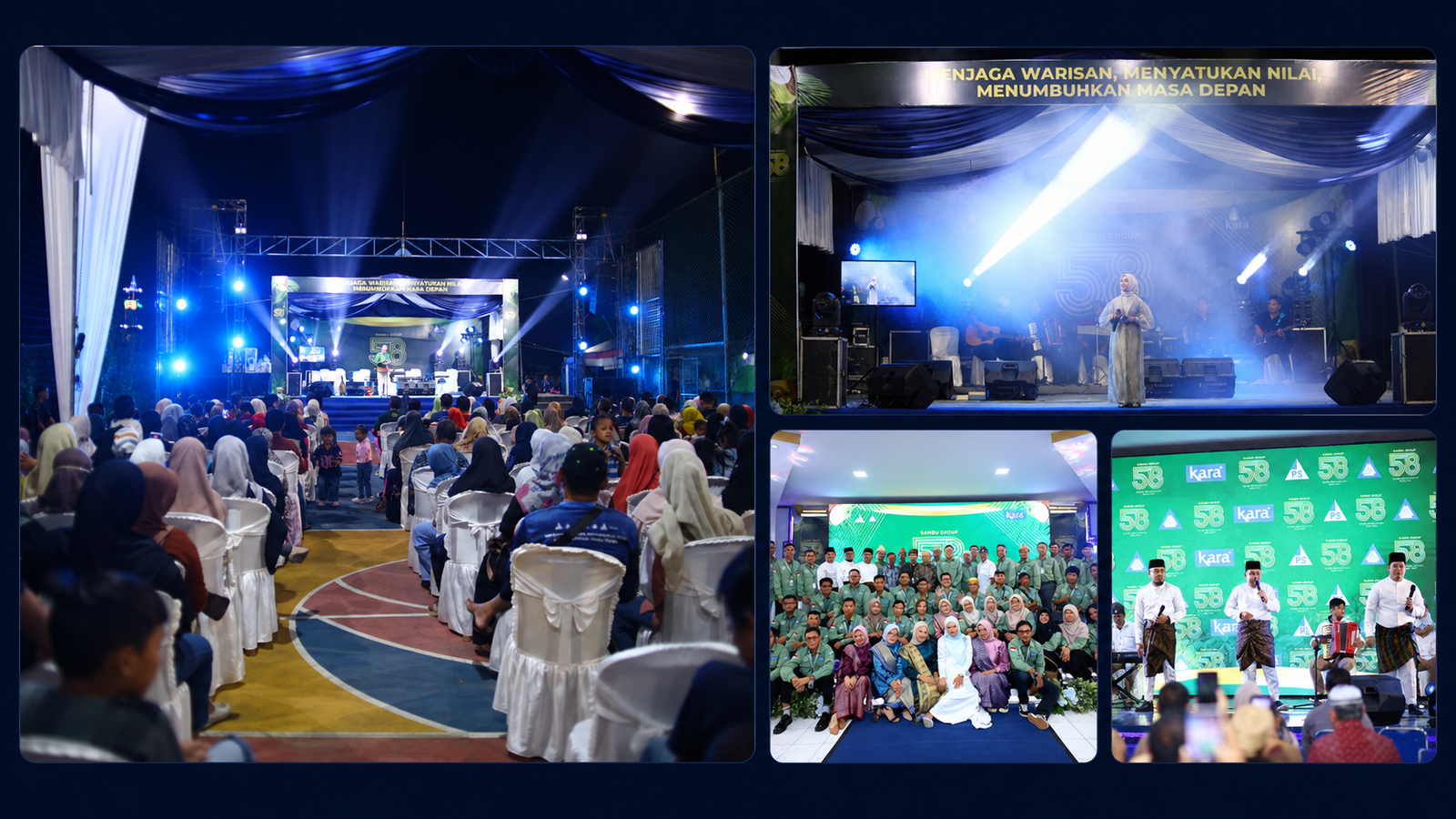 Portofolio produksi dan pelaksanaan Event Organizer Instainhil